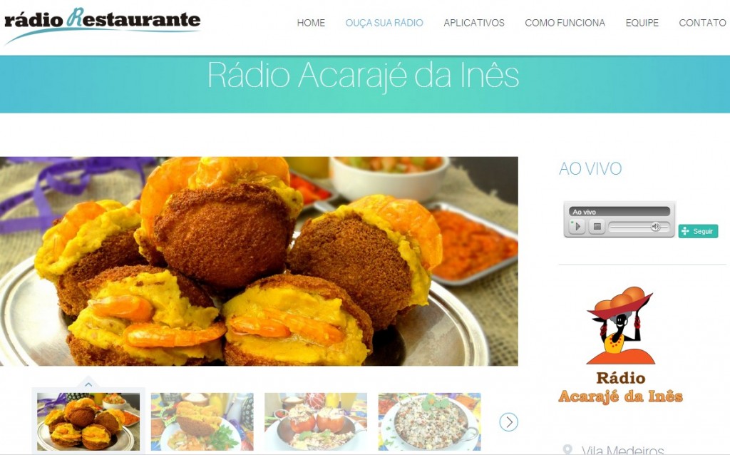 RADIO ONLINE E OFFLINE PARA RESTAURANTE